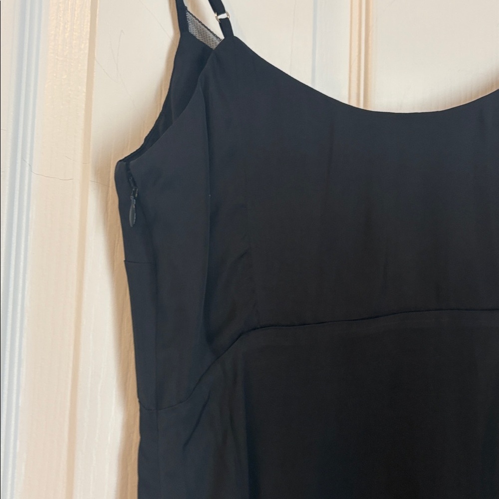 J CREW COLLECTION BLACK MIDI SLIP DRESS- size 4 NWT - Picture 6 of 7
